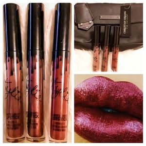 3 Kylie Jenner Matte liquid 💄 & NWT crossbody bag